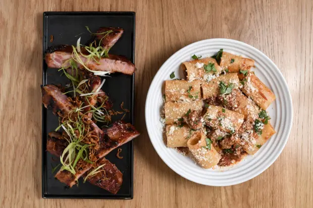 The Wolf's Tailor signature dishes Braised Lamb Neck
Pork Ribs
Chawanmushi